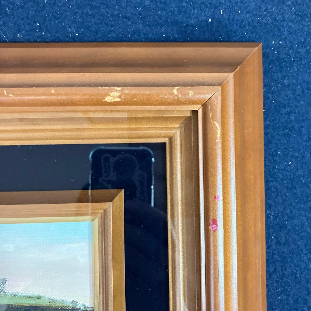 油彩　小柳耕司「古びた家（オリベート）」　SM