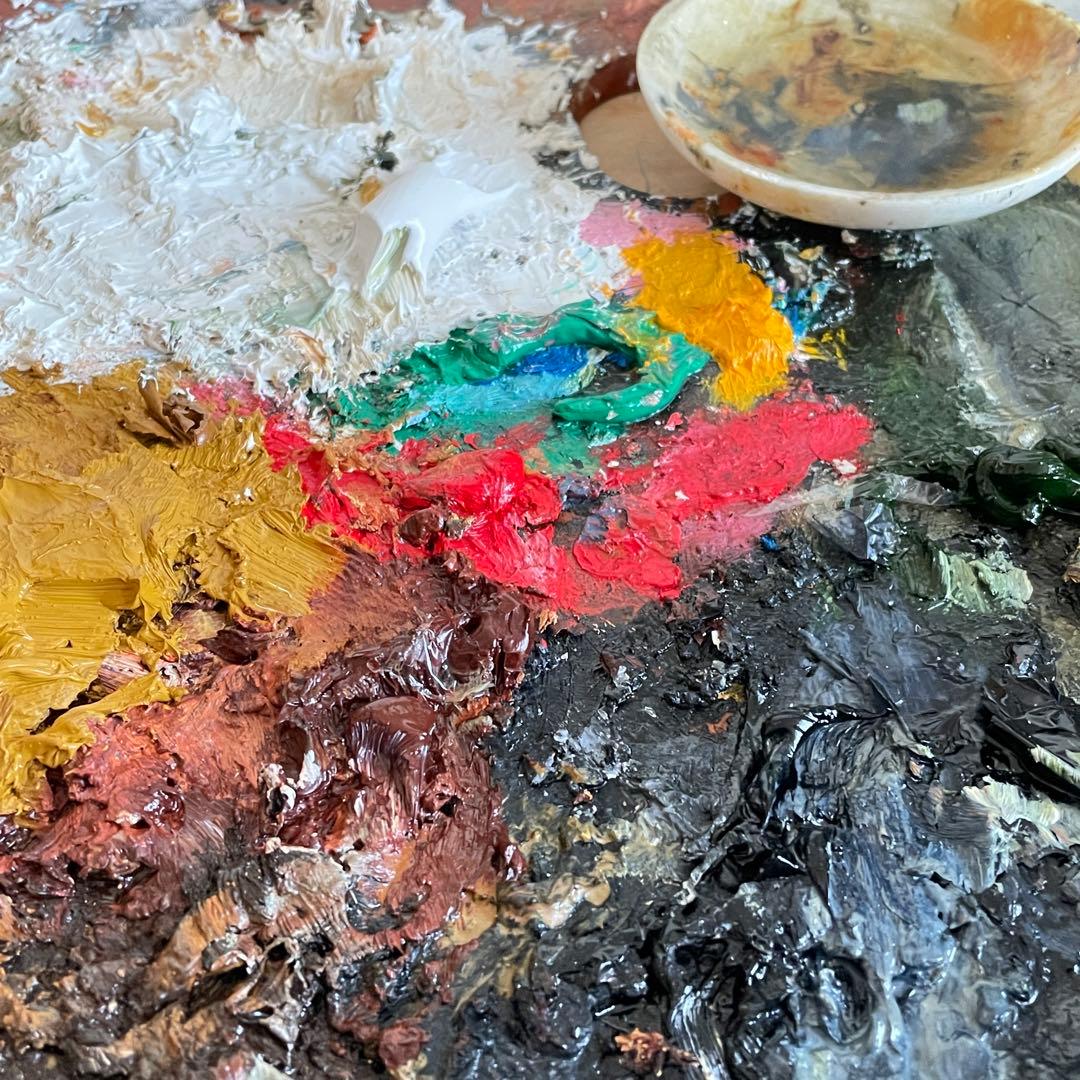 【原画・油絵】ねこ｜F3キャンバス｜2025年制作｜一点物｜額装イメージあり