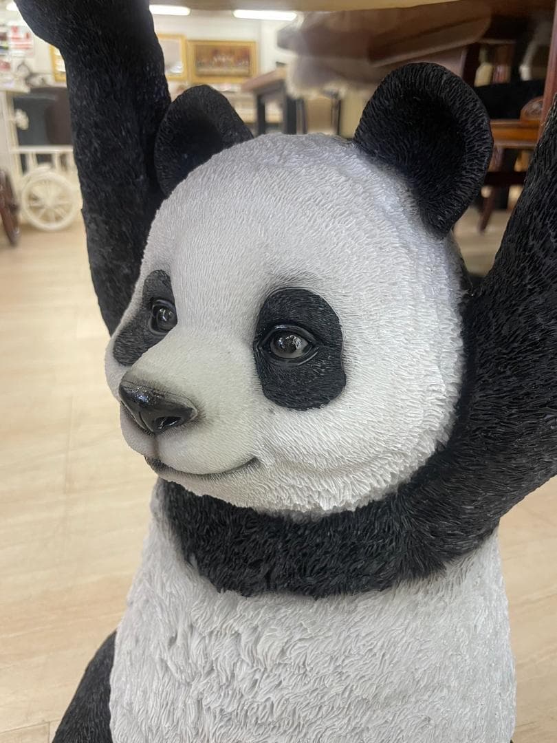 パンダ　サイドテーブル　ミニテーブル　アニマル　動物　テーブル　台　棚　ラック