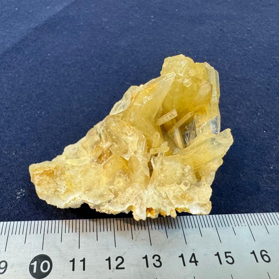 レモン水晶 国産鉱物 奈良 希少 クラスター