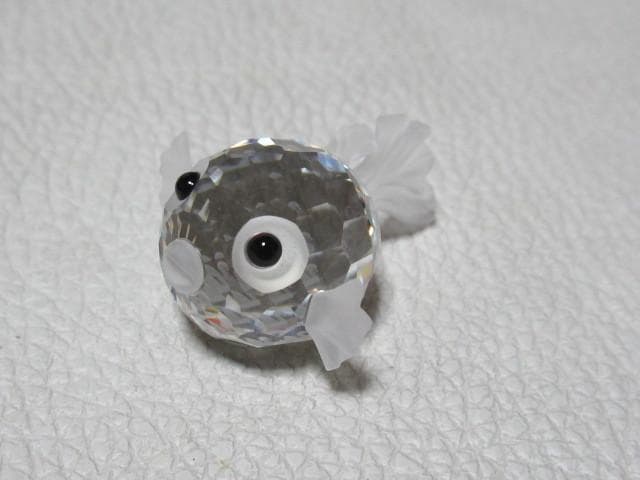 未使用 希少 2000年廃盤品 定価2万◆スワロフスキー『フグ』5282028