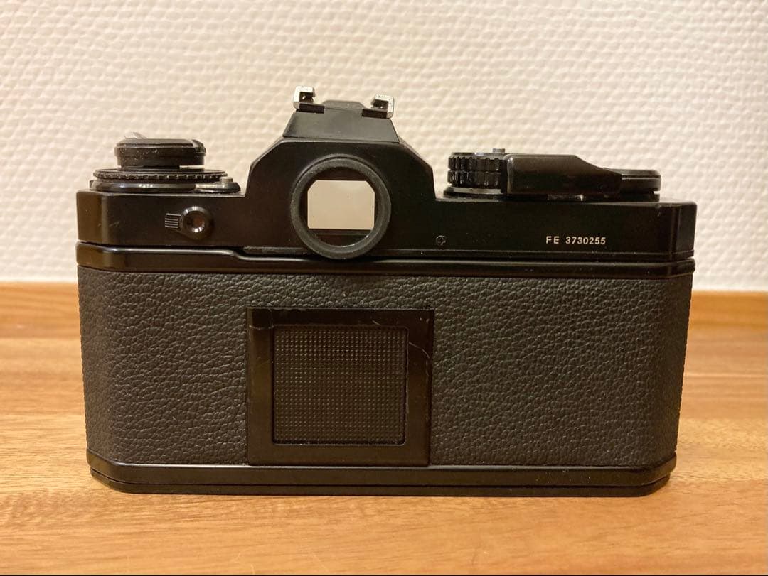 【精度確認済・モルト交換済】ニコン Nikon FE ブラック 黒 ボディ