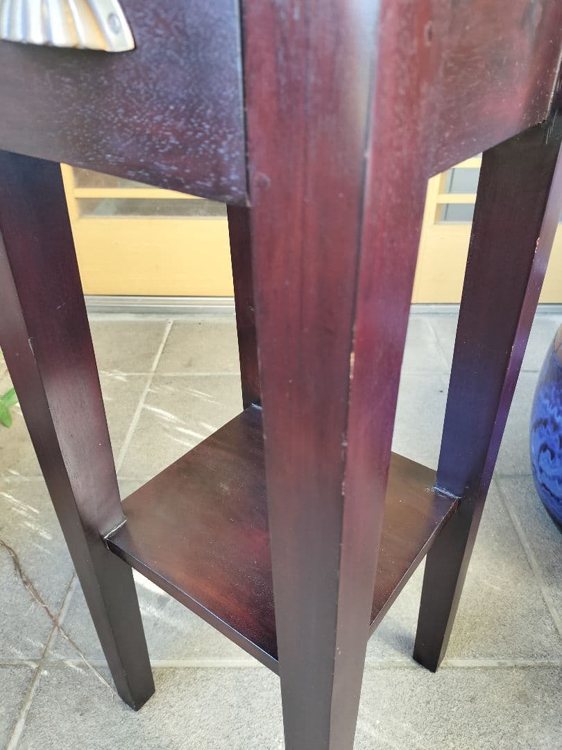 【凛さま専用】アンティーク花台　サイドテーブル　電話台　アジアン家具