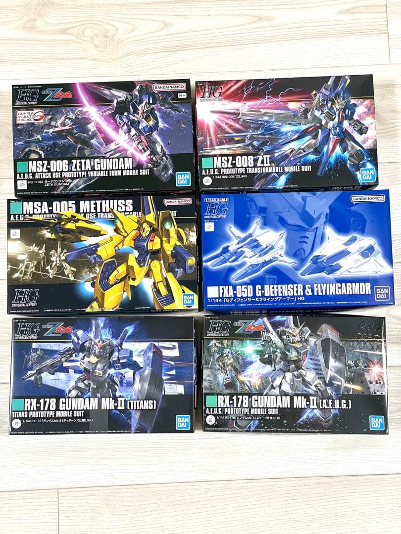 HG Zガンダム ガンプラ6体セット 新品未組立