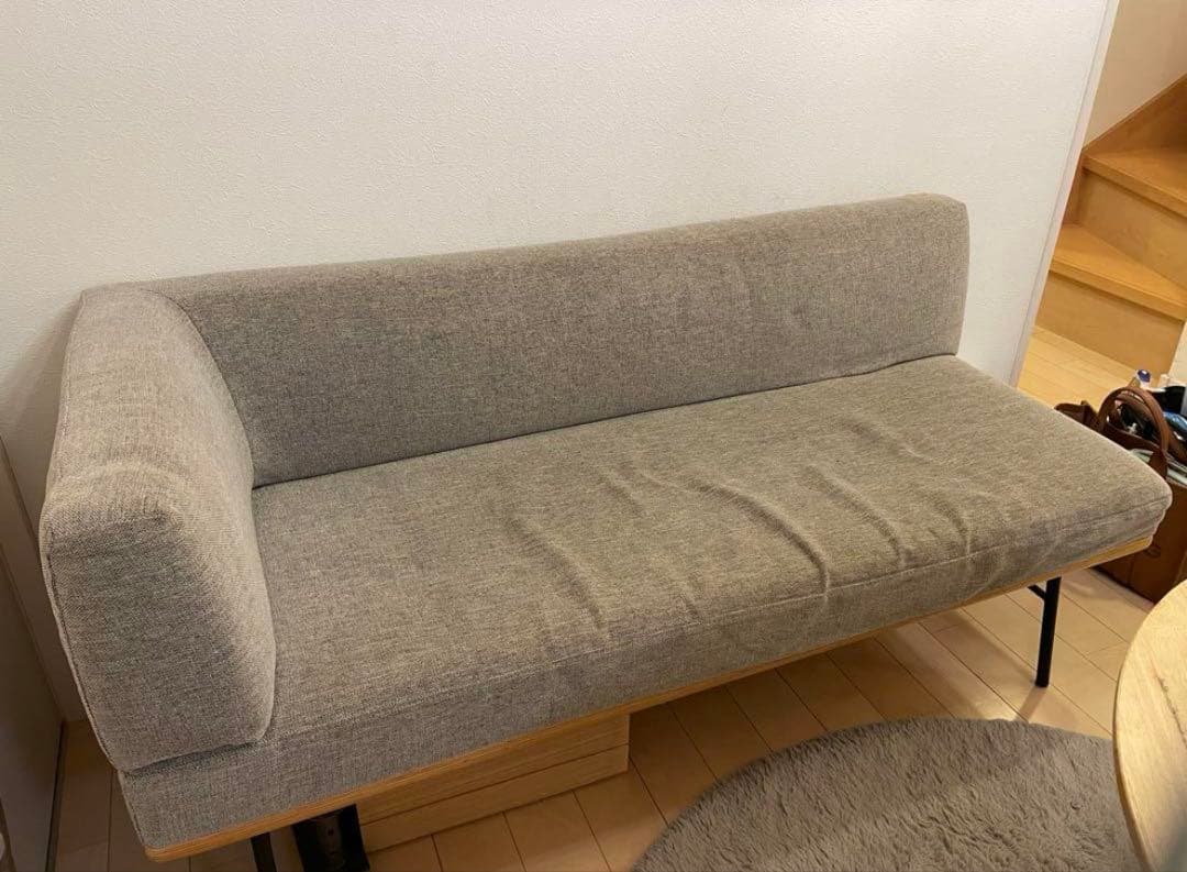 ウニコ　 unico FUNEAT(ファニート) ベンチアーム グレー①