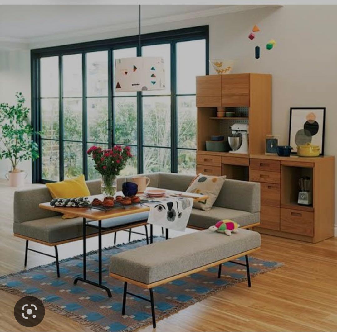 ウニコ　 unico FUNEAT(ファニート) ベンチアーム グレー①