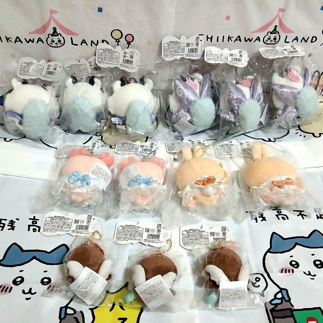 ちいかわ うさぎ ハチワレ モモンガ サンリオ マスコット ぬいぐるみ セット