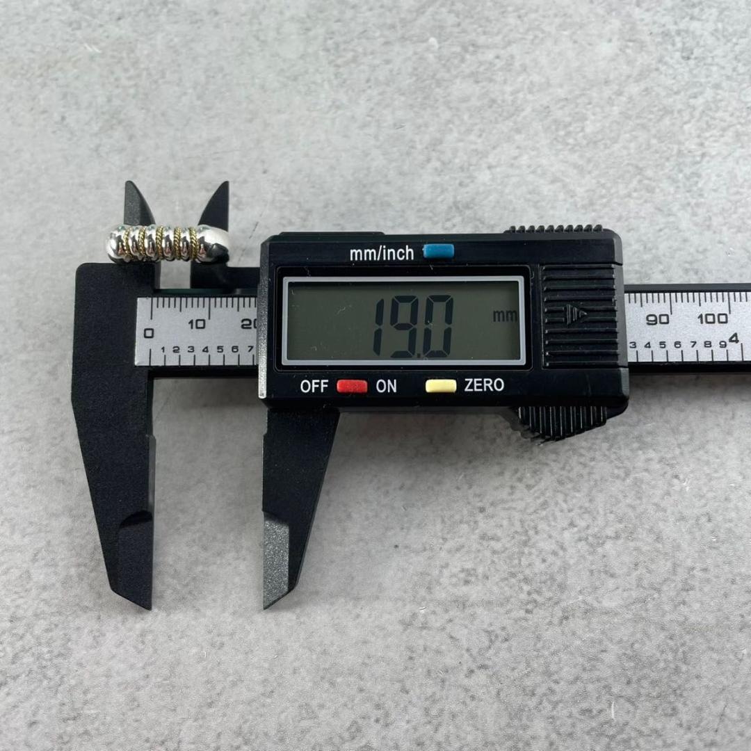 ティファニー 17.5号 ツイスト 925 750 コンビ リング XW7fe