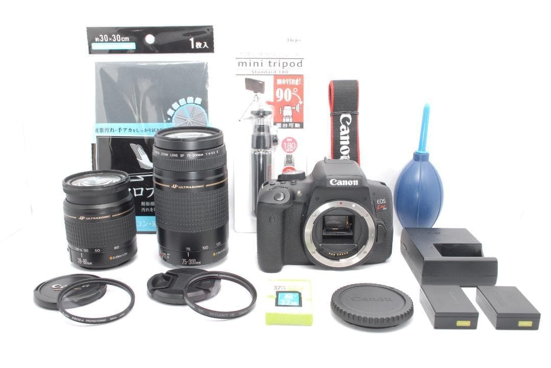 初売り✨Canon Kiss X8i ダブル✨Wi-Fi搭載✨高画質・高性能