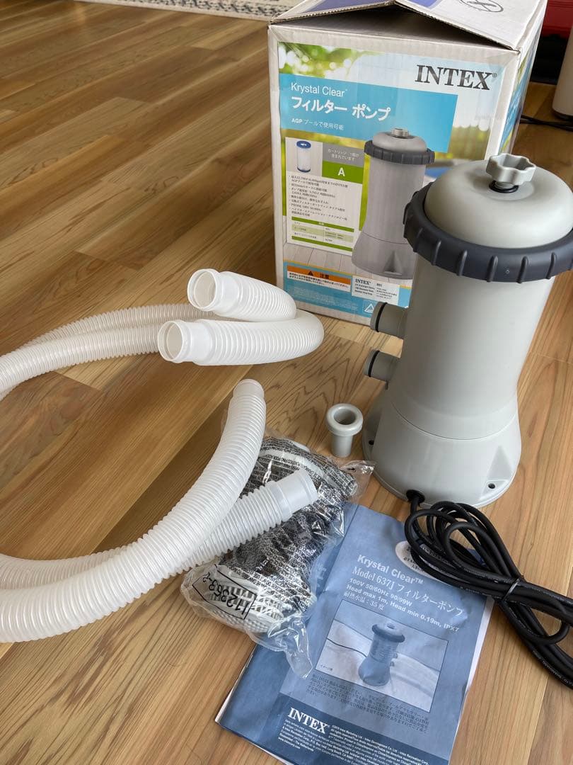 INTEX Krystal Clear フィルターポンプ AGPプール用
