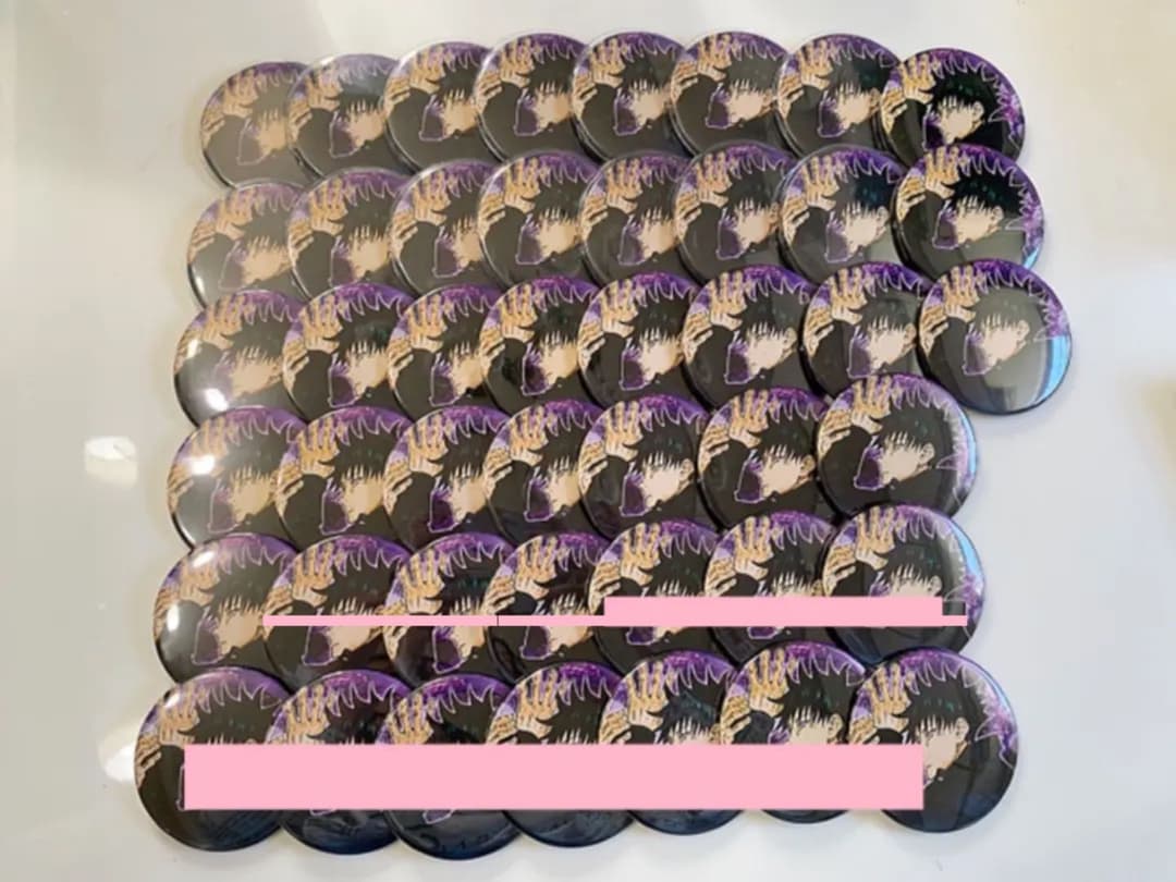 伏黒恵 原作缶バッジ × 37