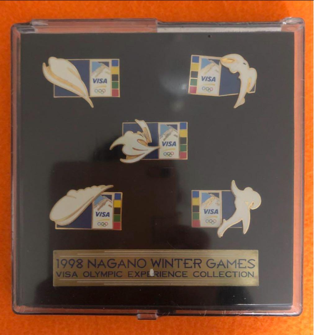 1998長野オリンピックピンバッジ /VISA 未開封