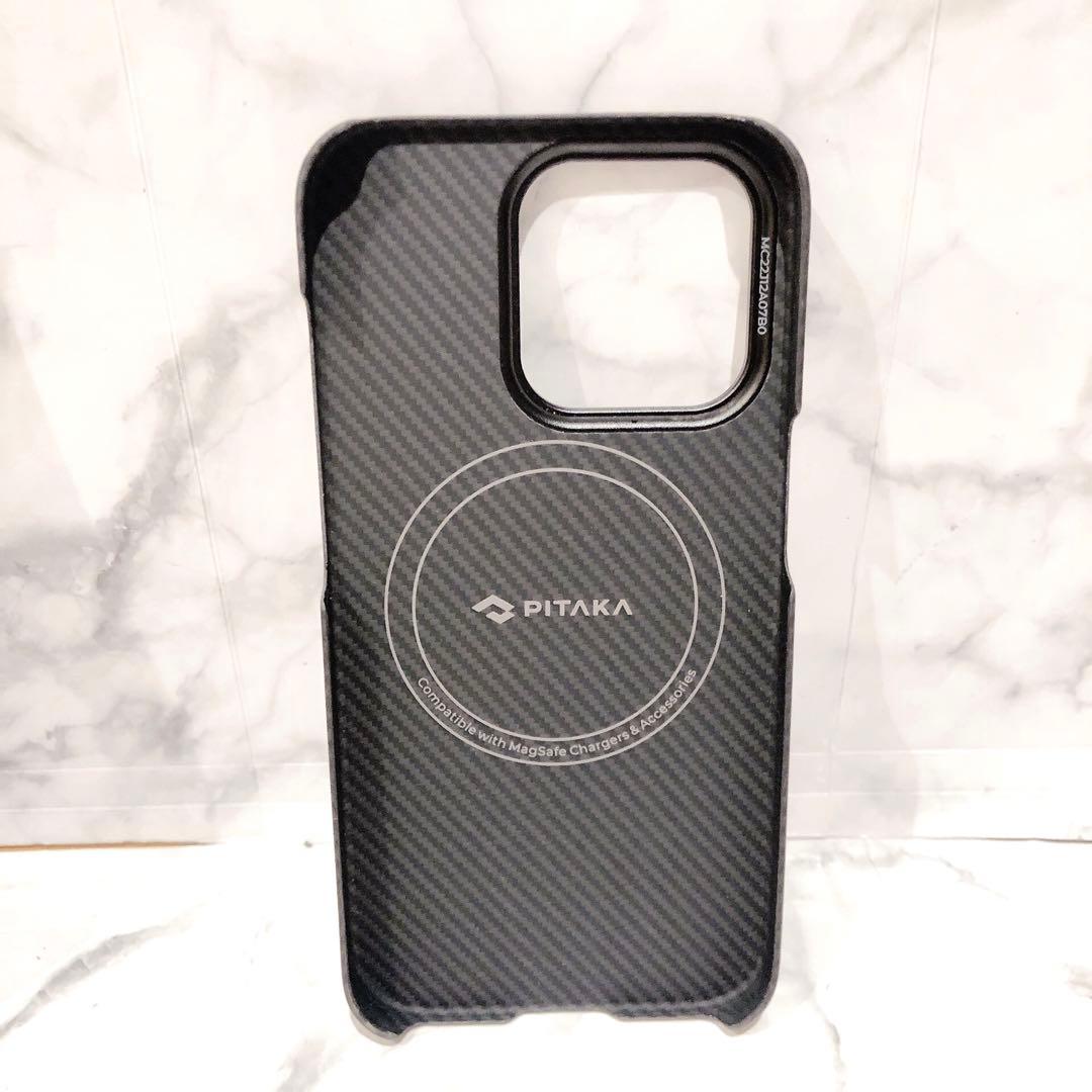 PITAKA アラミド繊維浮織 iPhone14 Pro ケース MagEZ