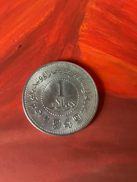 中国民国三十八年新疆省造钱币壹圆 銀貨稀少品收藏品