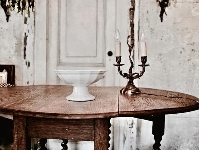 1900s フランス 25cm 白の堆積と大きなコンポティエ アンティーク