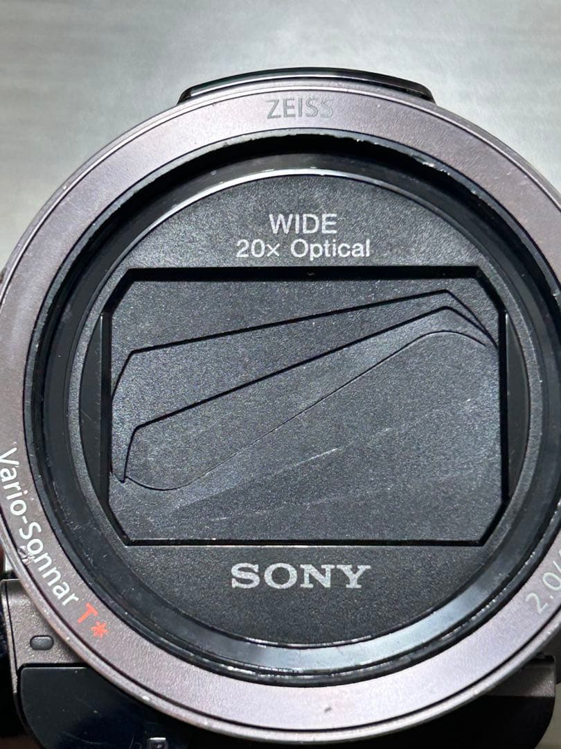 FDR-AX45A SONY 4K HANDYCAM 本体 バッテリー付き