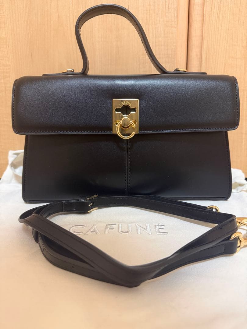 CAFUNEカフネミディアムスタンス2wayショルダーハンドバッグ