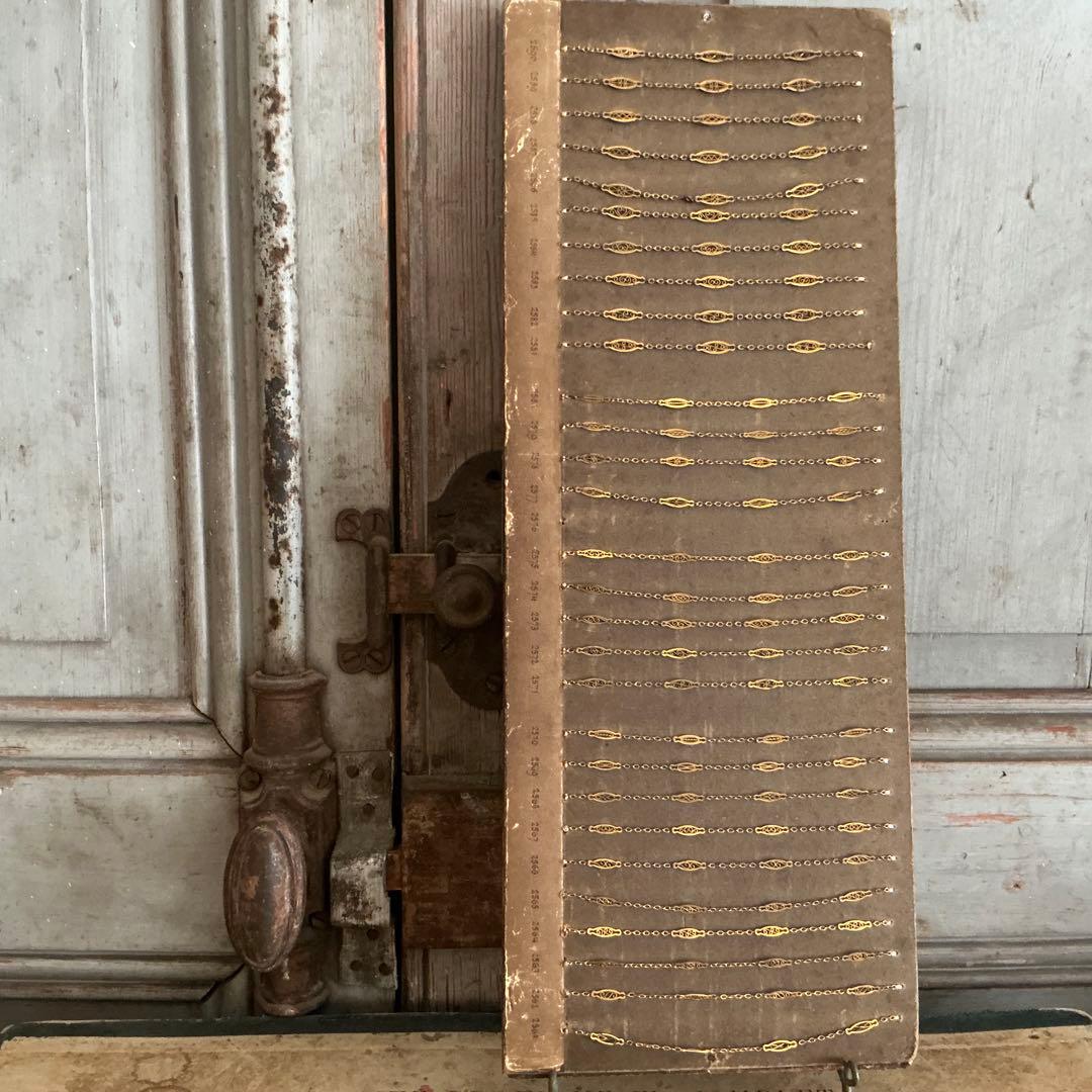 ＊希少＊　フランスアンティーク　フィリグリーチェーン　ジュエリー　サンプル　見本