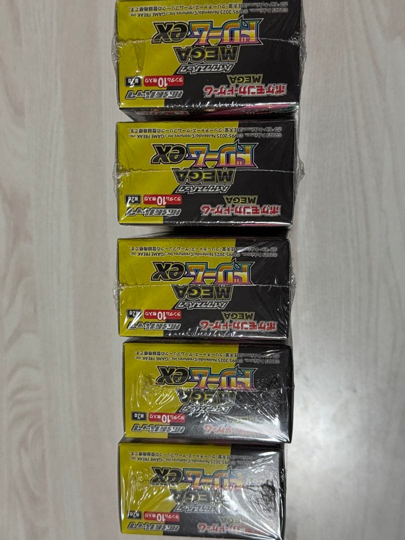 ポケモンカード MEGAドリームex 5BOX シュリンク付