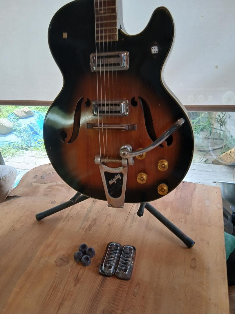 エレキギター サンバースト ハムバッカー