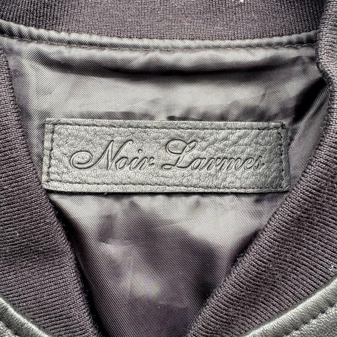 【Noir Larmes】イタリアラムレザー シングルライダースジャケット48