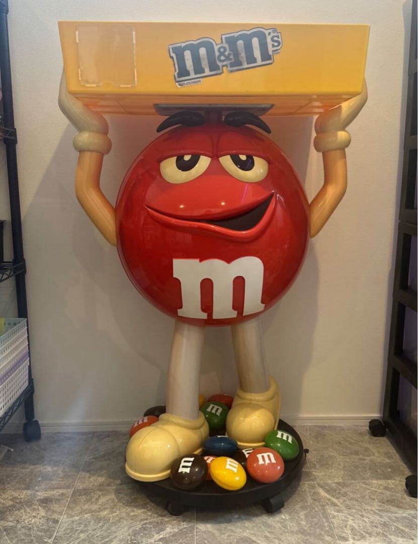 m&m's フィギュア ディスプレイ 【赤】 エムアンドエムズ