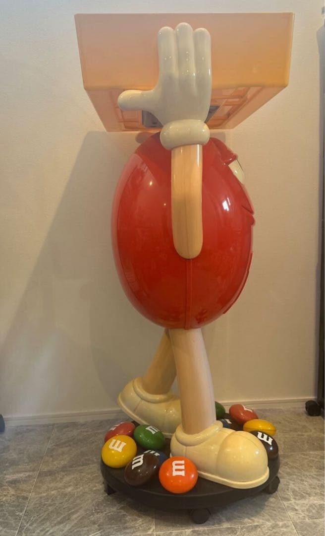 m&m's フィギュア ディスプレイ 【赤】 エムアンドエムズ