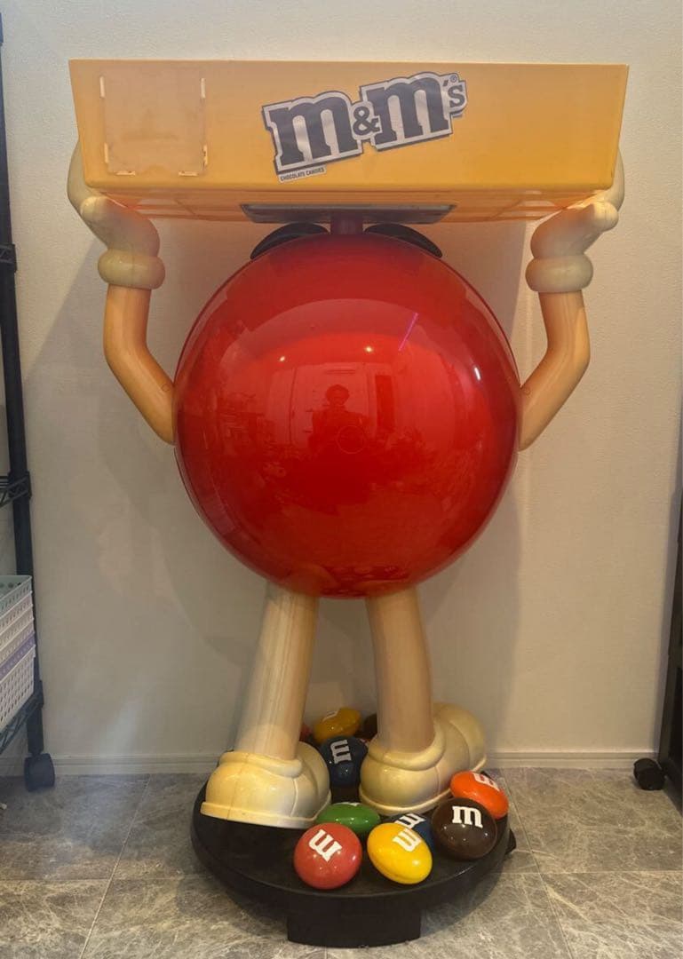 m&m's フィギュア ディスプレイ 【赤】 エムアンドエムズ