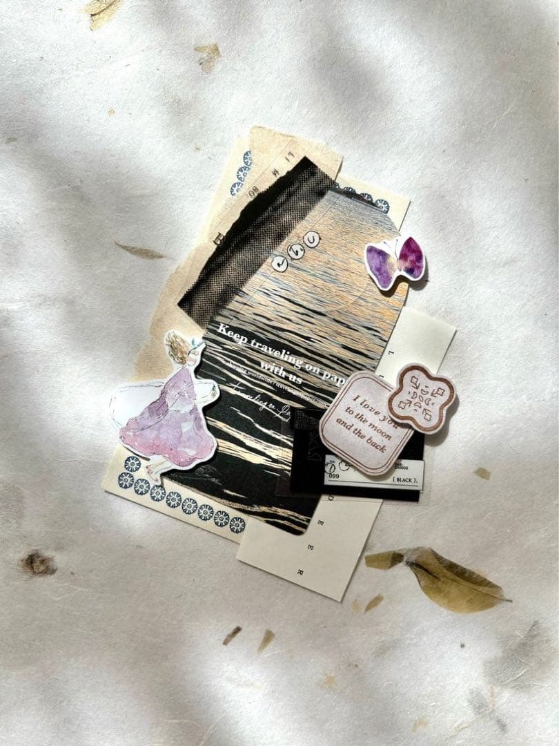 pion《mini girl_01》海外マスキングテープ　マステ 【1961】