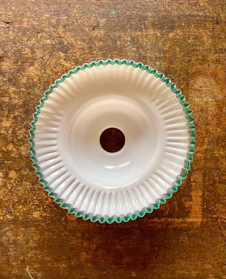 大正ロマン　ガラス電笠　古民家　古道具　アンティーク　照明　吹きガラス　レトロ