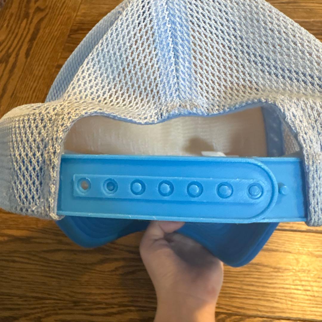 S*︎様 bape メッシュキャップ　水色 希少 正規品