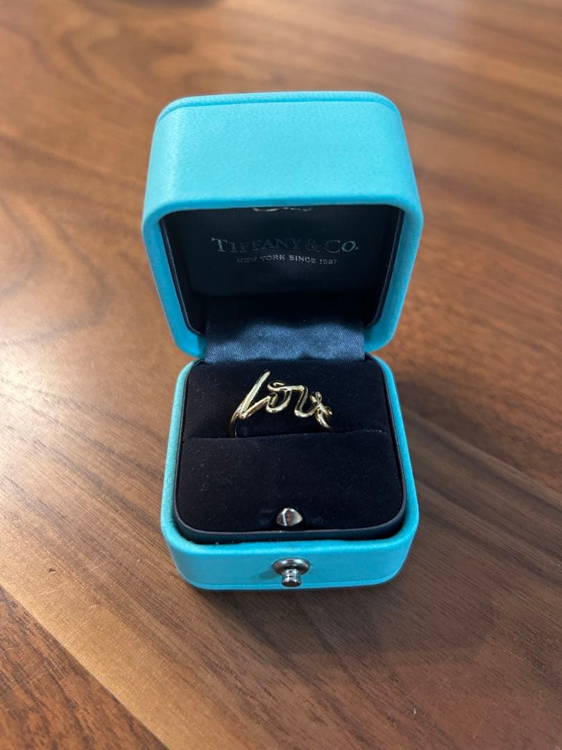 TIFFANY & CO. ラブ リング イエローゴール USサイズ8.5
