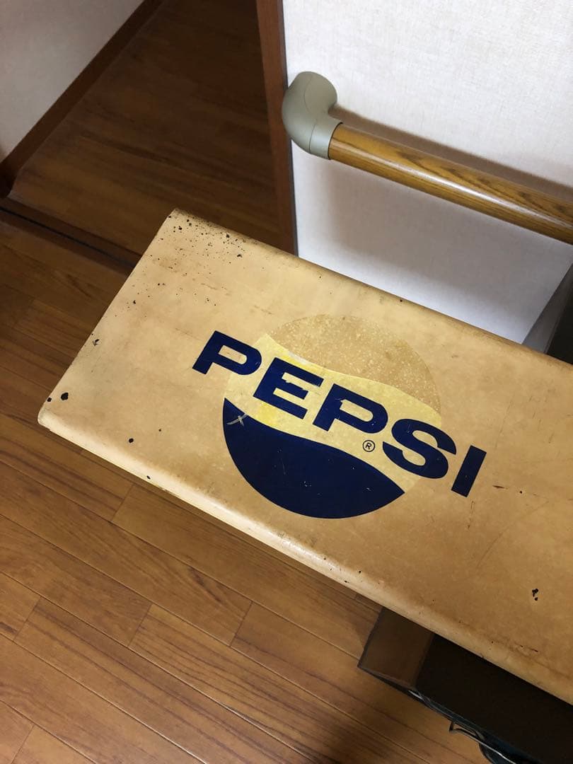 PEPSI ペプシコーラ ベンチの背もたれ板