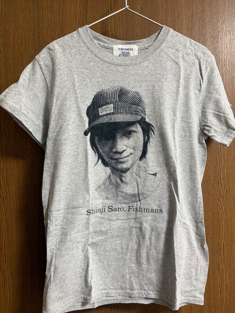 TWONESS fishmans佐藤伸治Tシャツ Sサイズ グレー