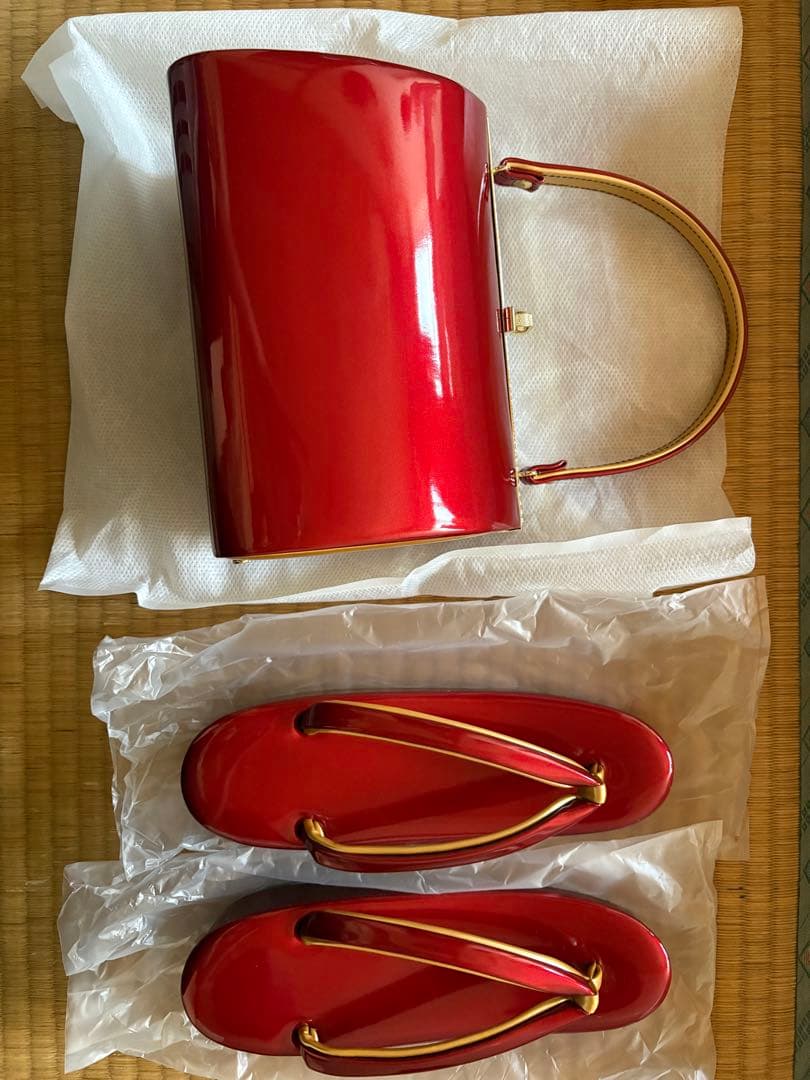 振袖フルセット(鞄、草履、髪飾り付き)