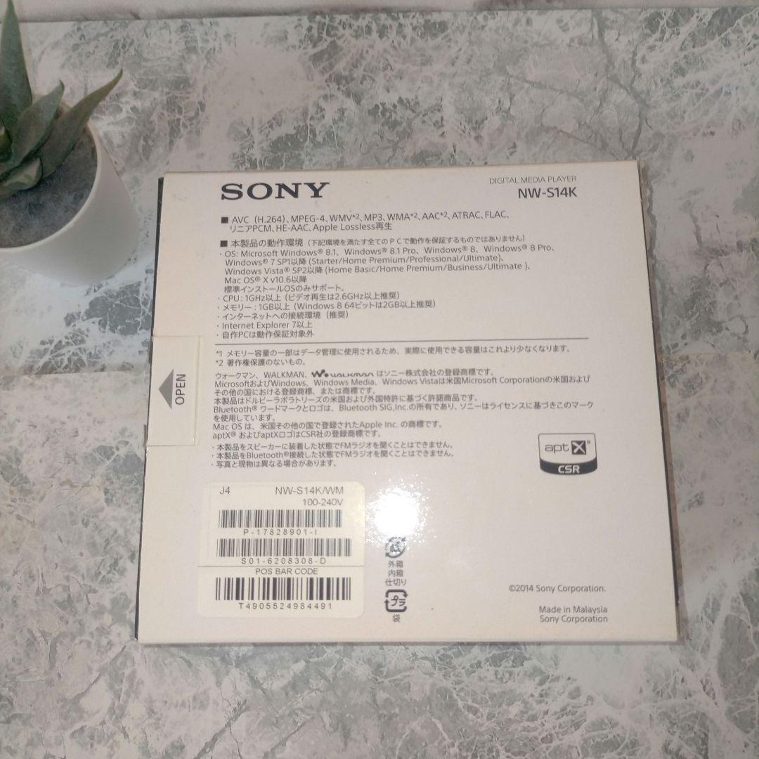❖【未使用】SONY NW-S14K /Wデジタルオーディオプレーヤー 8GB