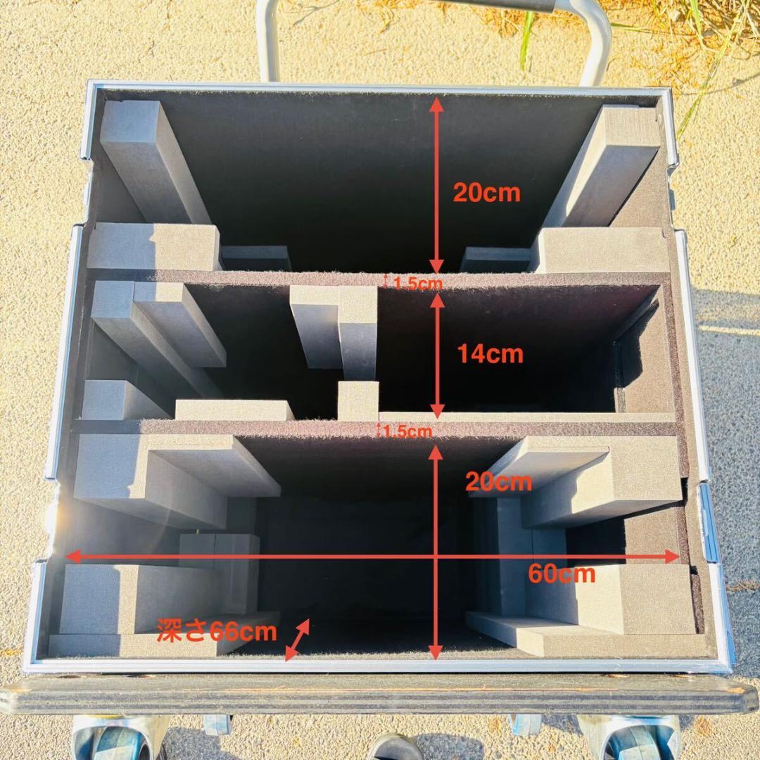 デュープレックス　ラックケース　12U　キャスター　4輪
