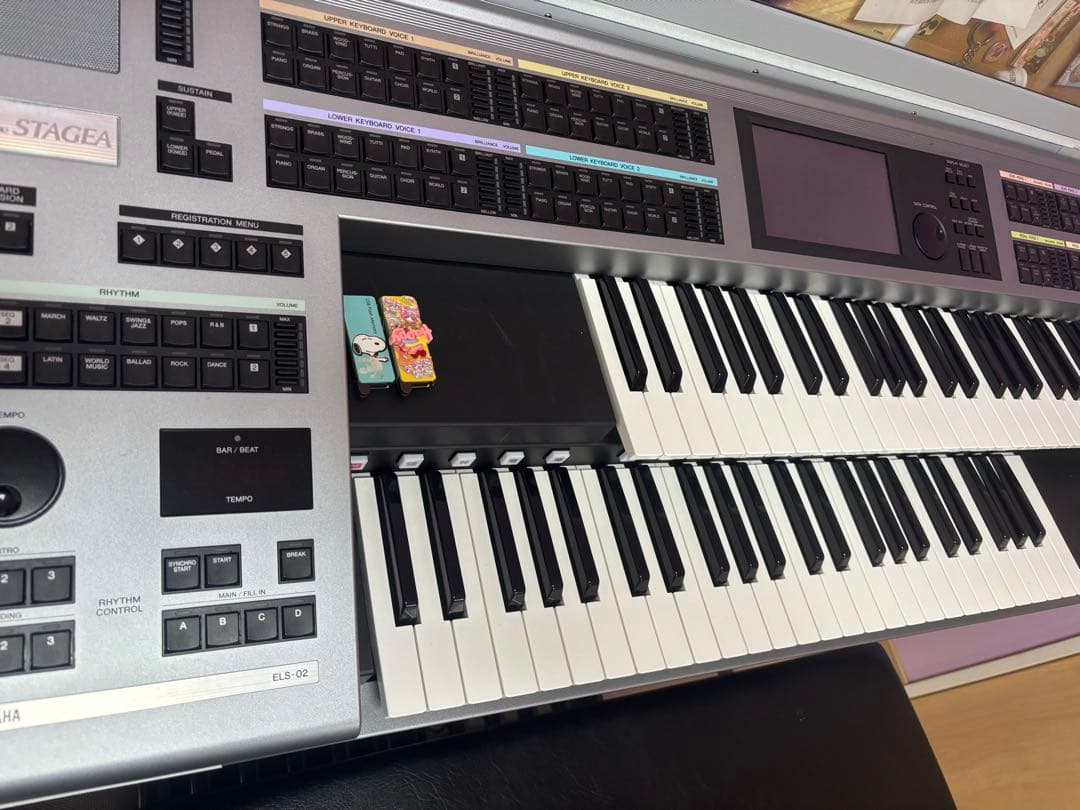 YAMAHAELS-02エレクトーン椅子付（ボリューム用補助・補助ペダル鍵盤）