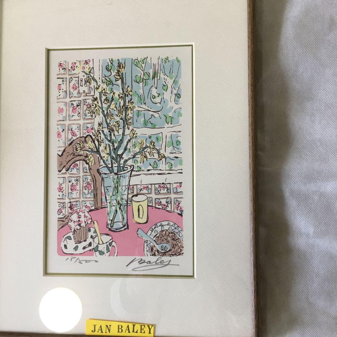 リトグラフ版画　ジャンバレー作品