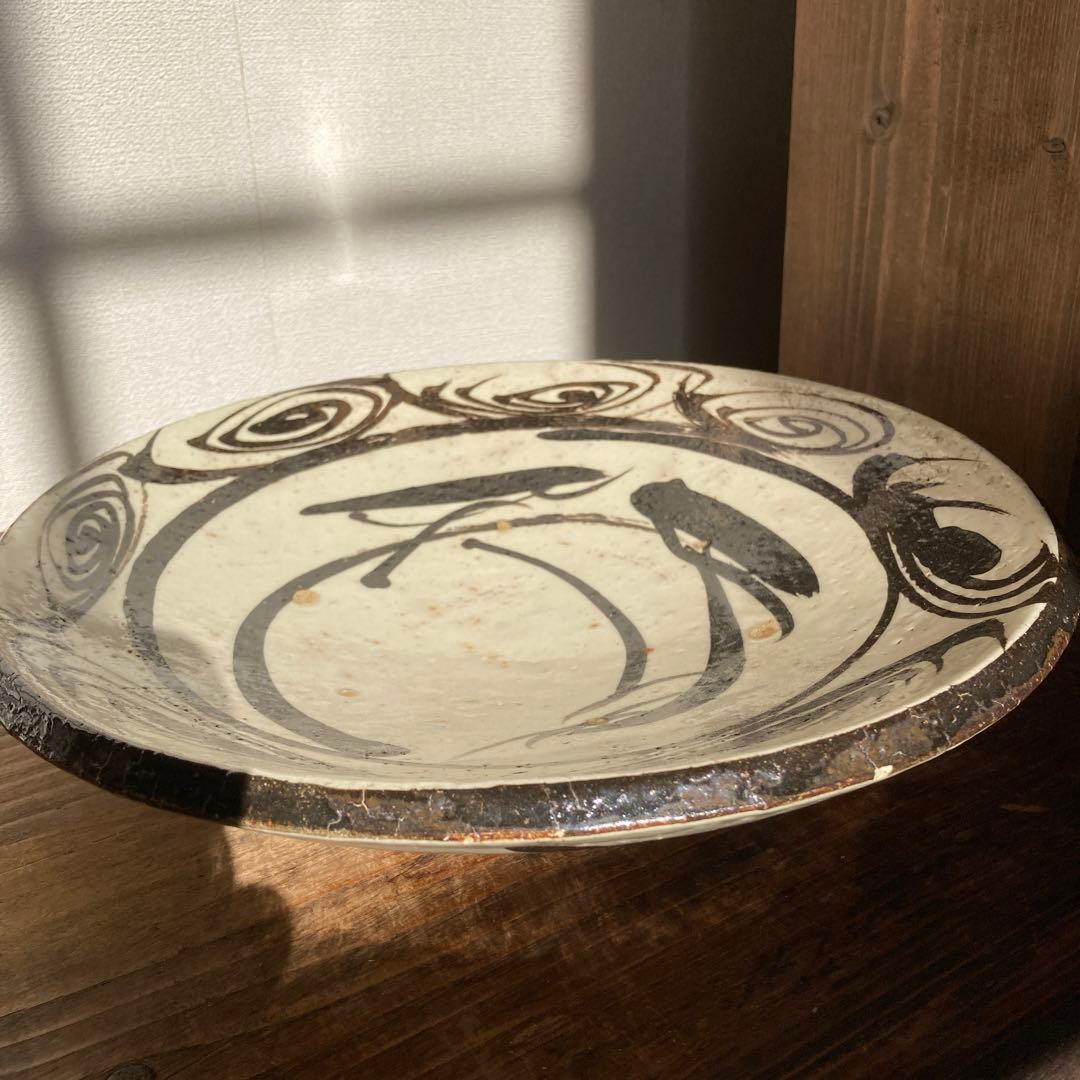 佐藤勝彦　陶器の皿　馬の目皿