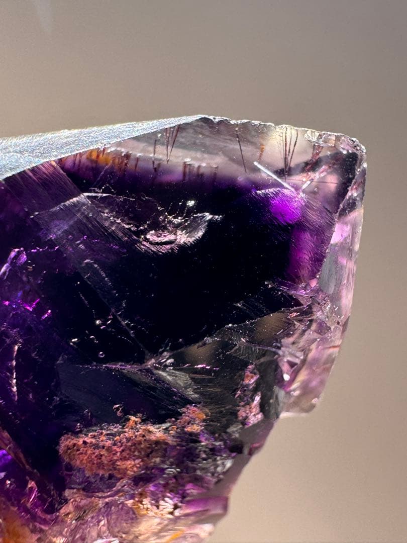 ブルーフレーム シャンガーンアメジストジンバブエ産 原石 鉱物標本