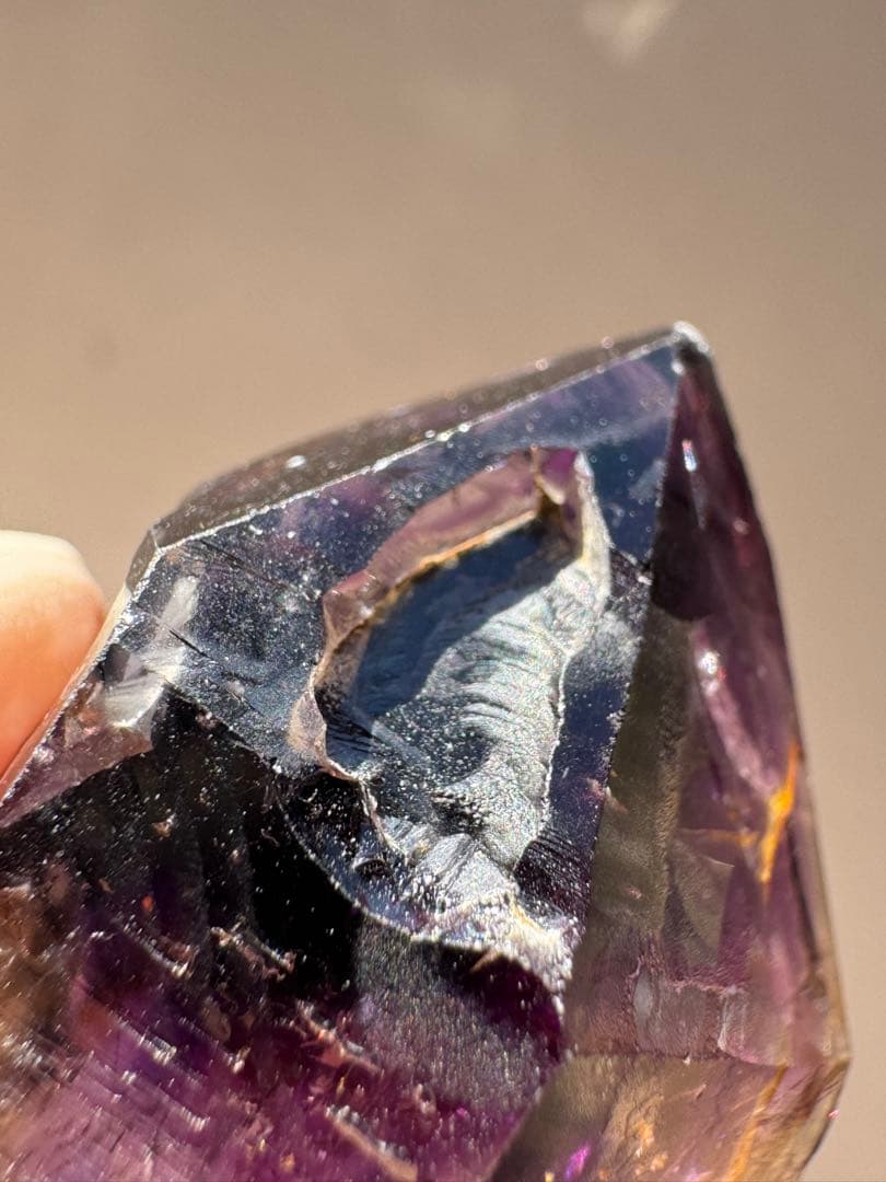 ブルーフレーム シャンガーンアメジストジンバブエ産 原石 鉱物標本