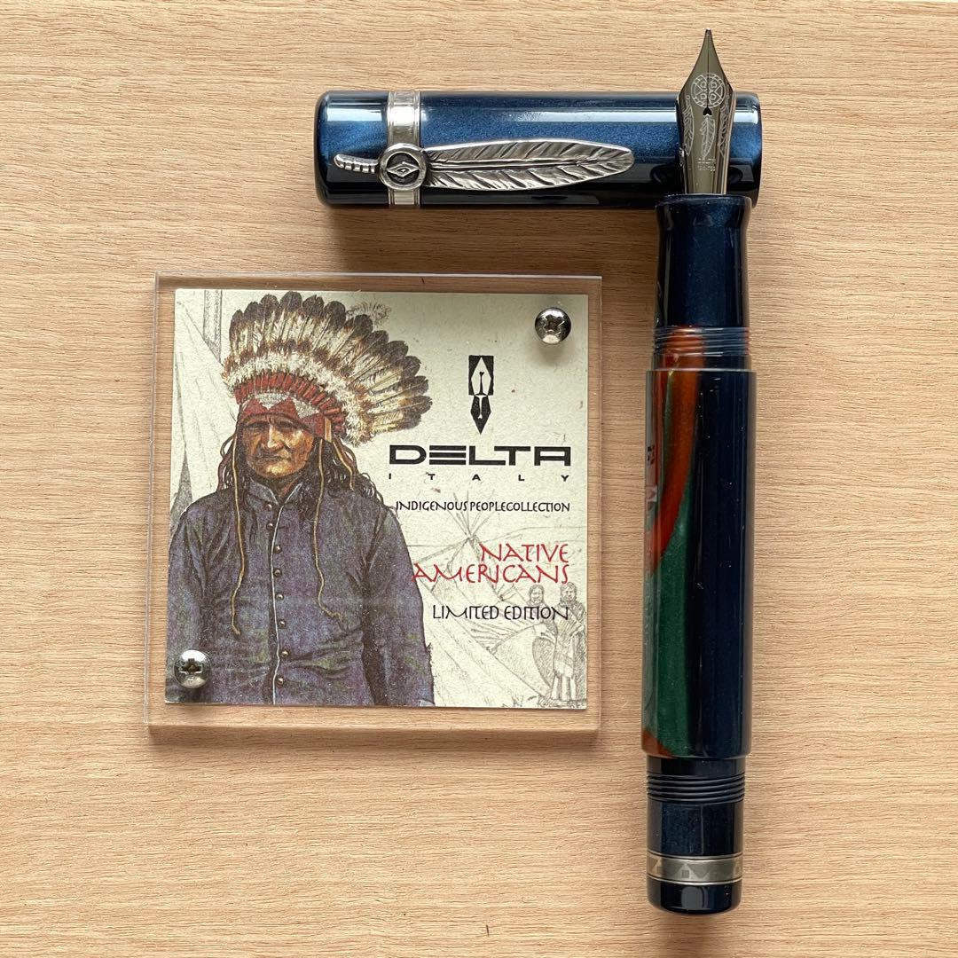 DELTA 少数民族シリーズ2003 ネイティブアメリカン 18K M 万年筆