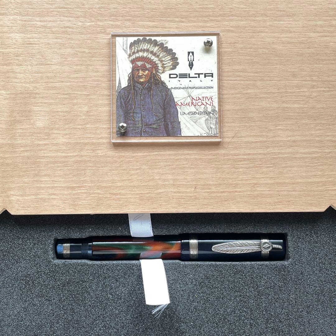 DELTA 少数民族シリーズ2003 ネイティブアメリカン 18K M 万年筆