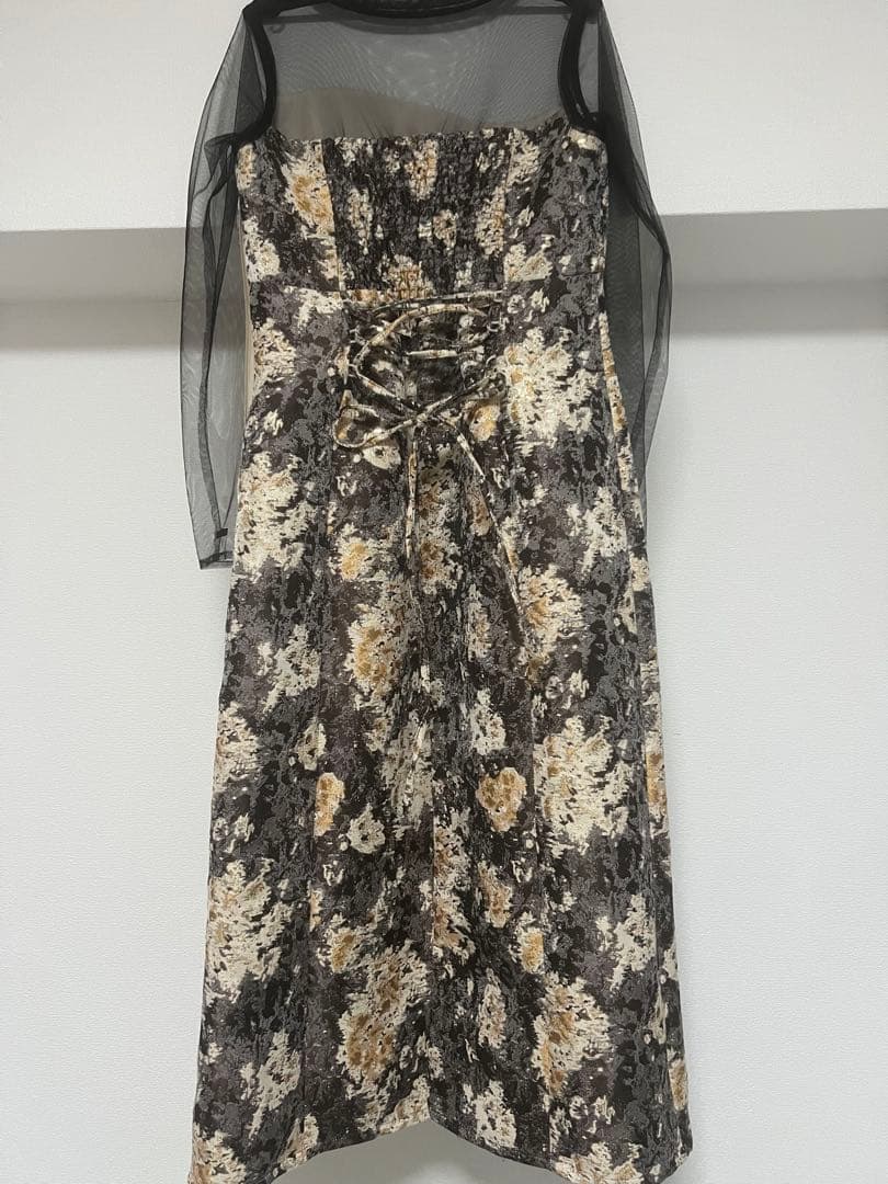 MeanderingJacquardpencil dress / LE’RURE