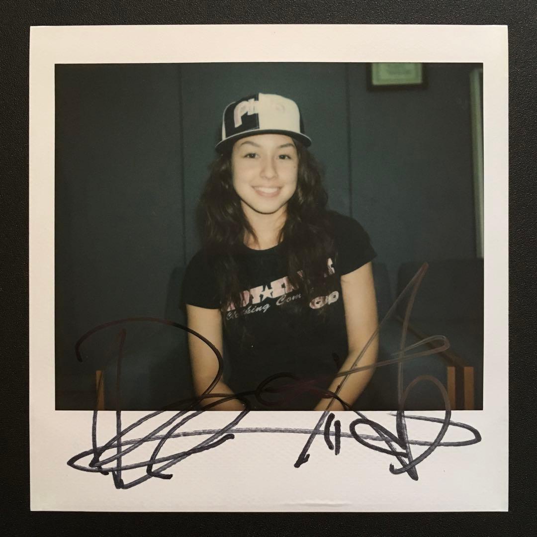 安良城紅(BENI)　サイン入りポラ