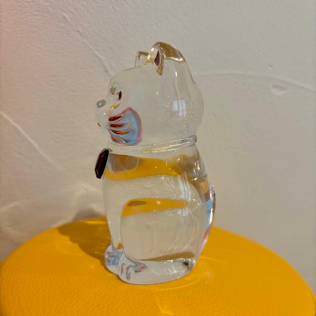 ☆セール☆ バカラ　クリスタルガラス 招き猫