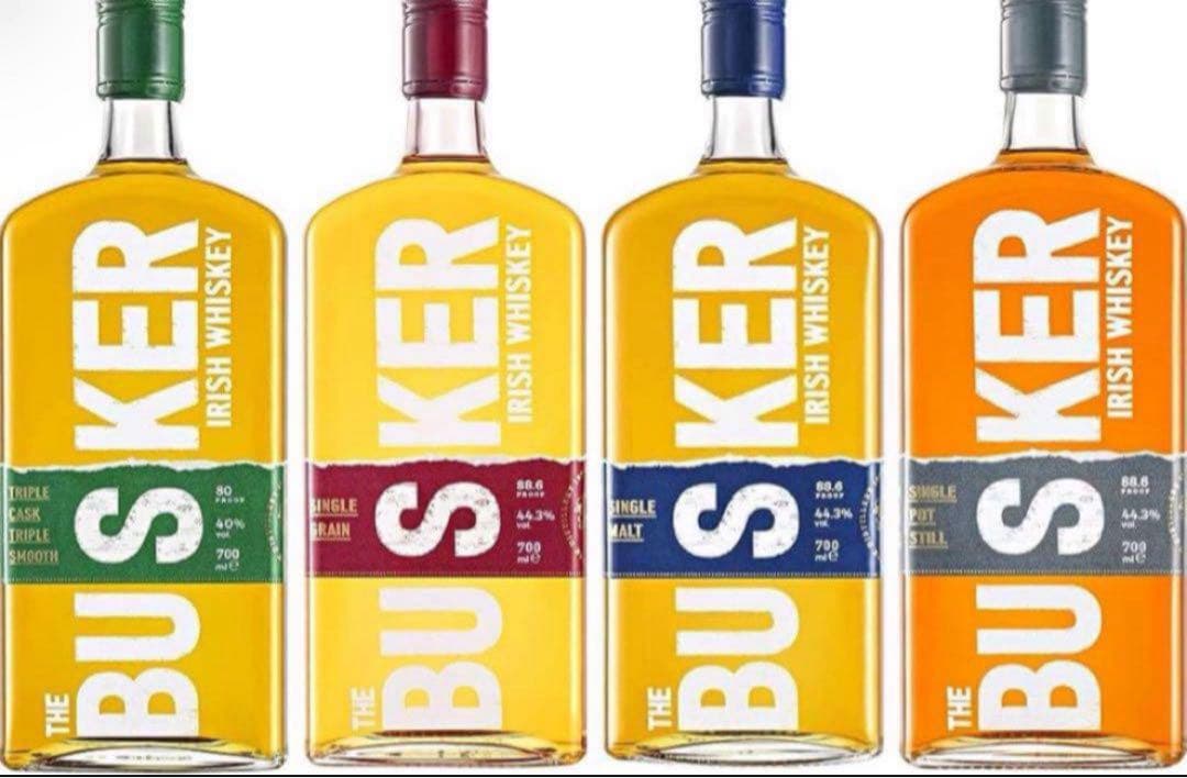 【4種セット】BUSKER バスカー 旧ラベル ウイスキー アイリッシュ
