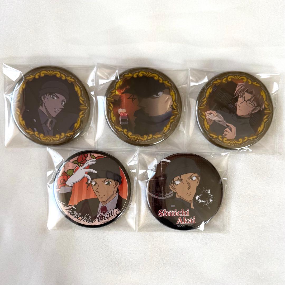 名探偵コナン セガ 缶バッジ 赤井秀一 沖矢昴