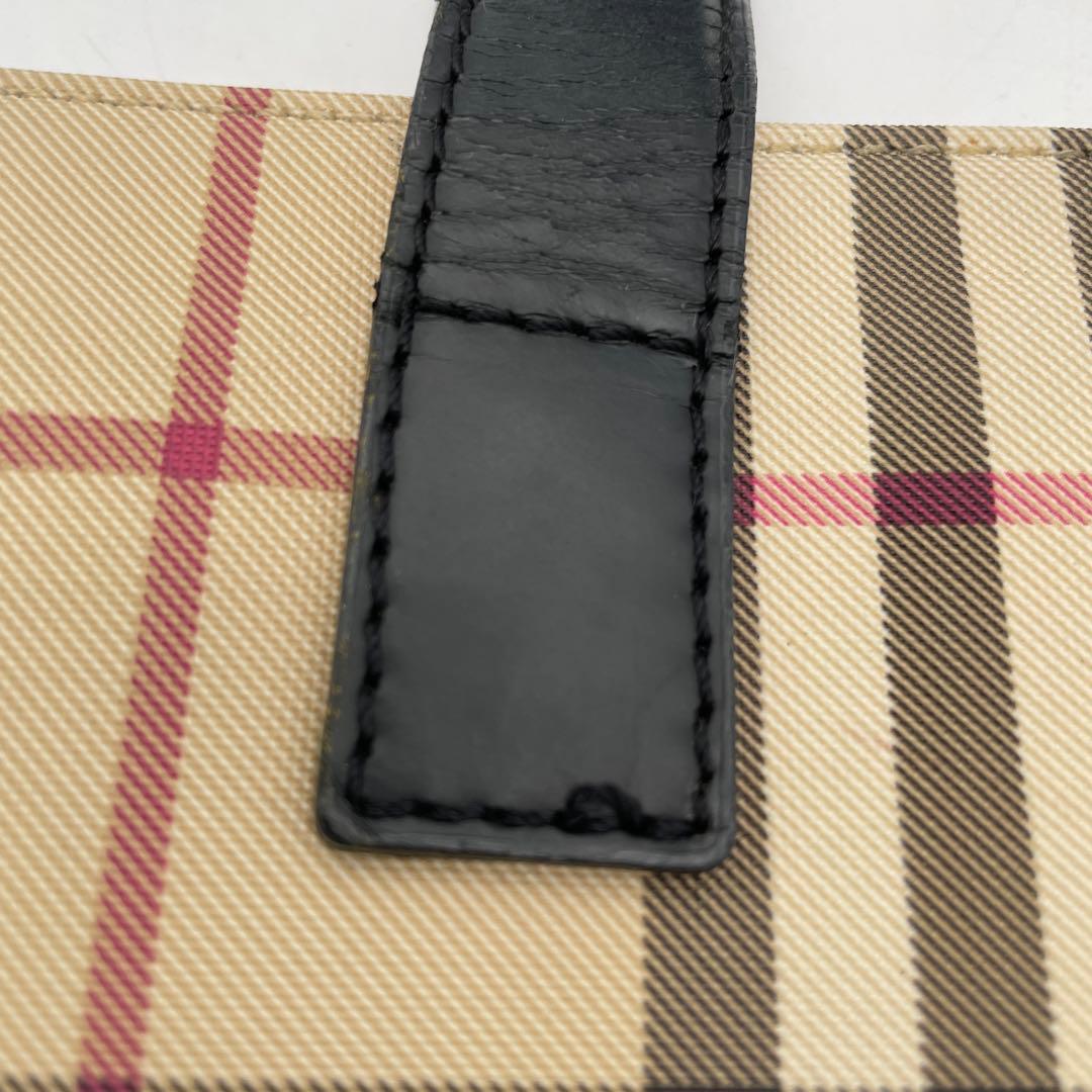 【akp様】Burberry バーバリーロンドンノバチェックPVCトートバック②